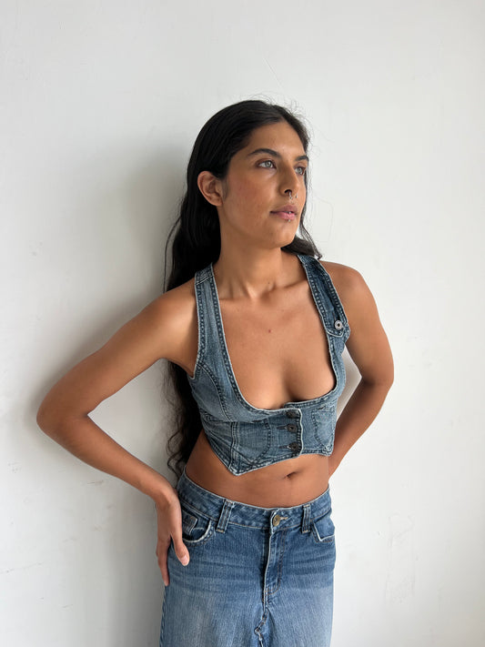 denim vest