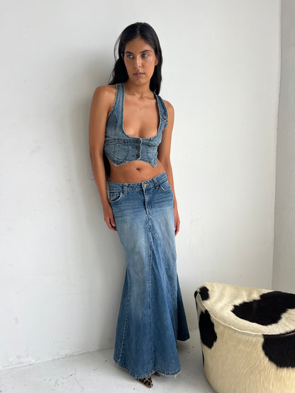 denim vest