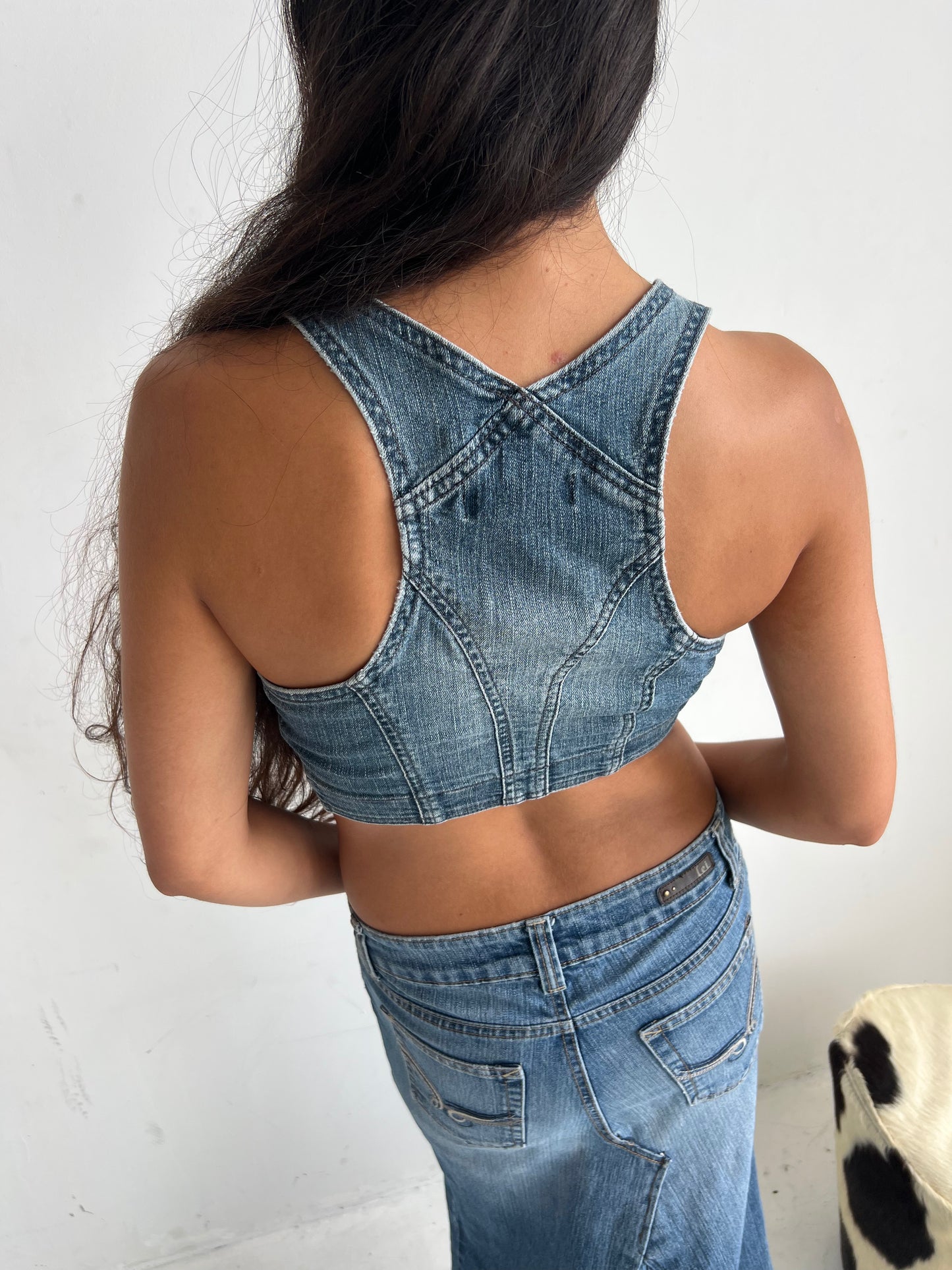 denim vest