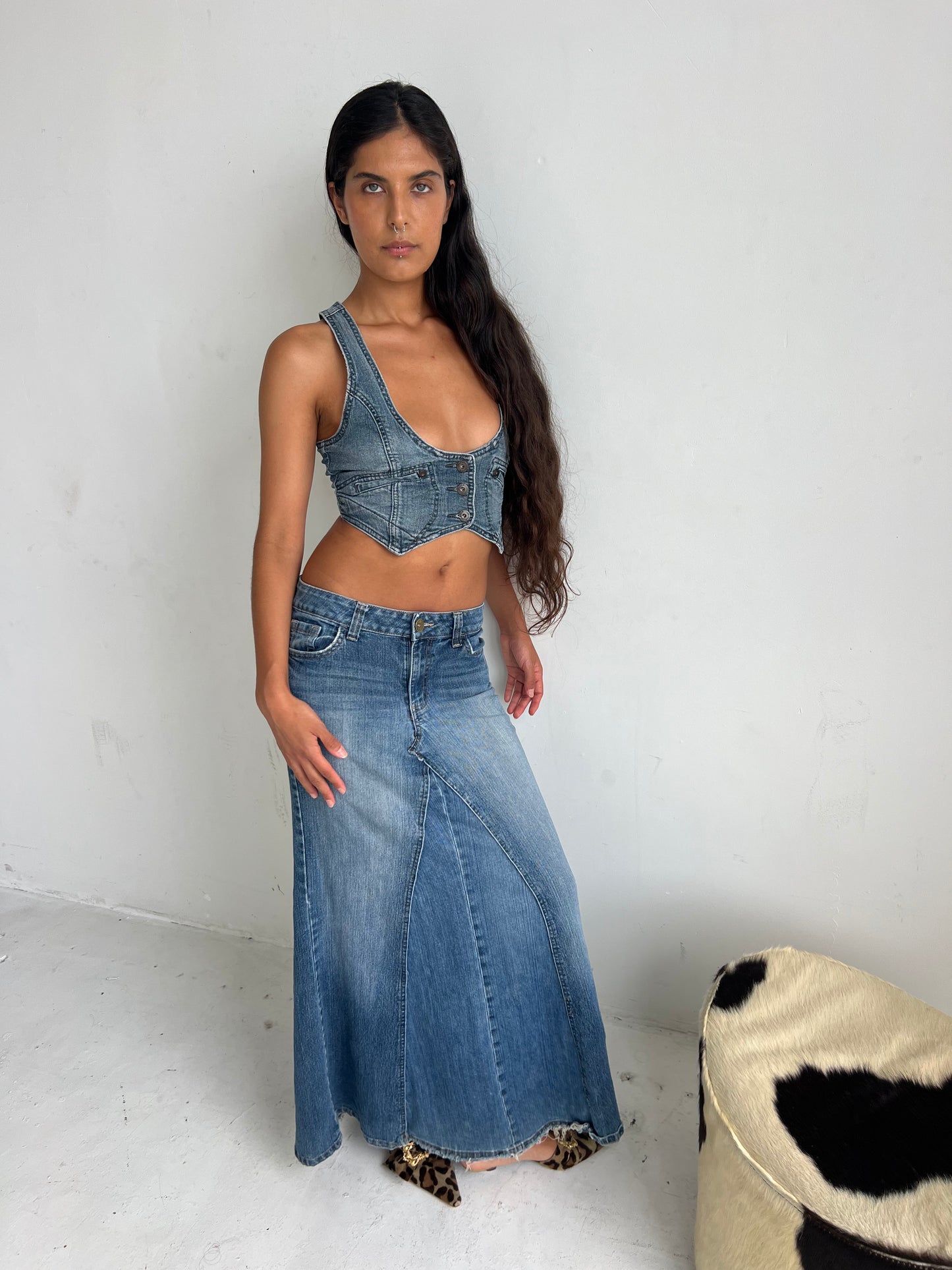 denim vest