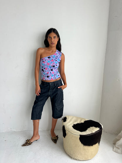 one shoulder top