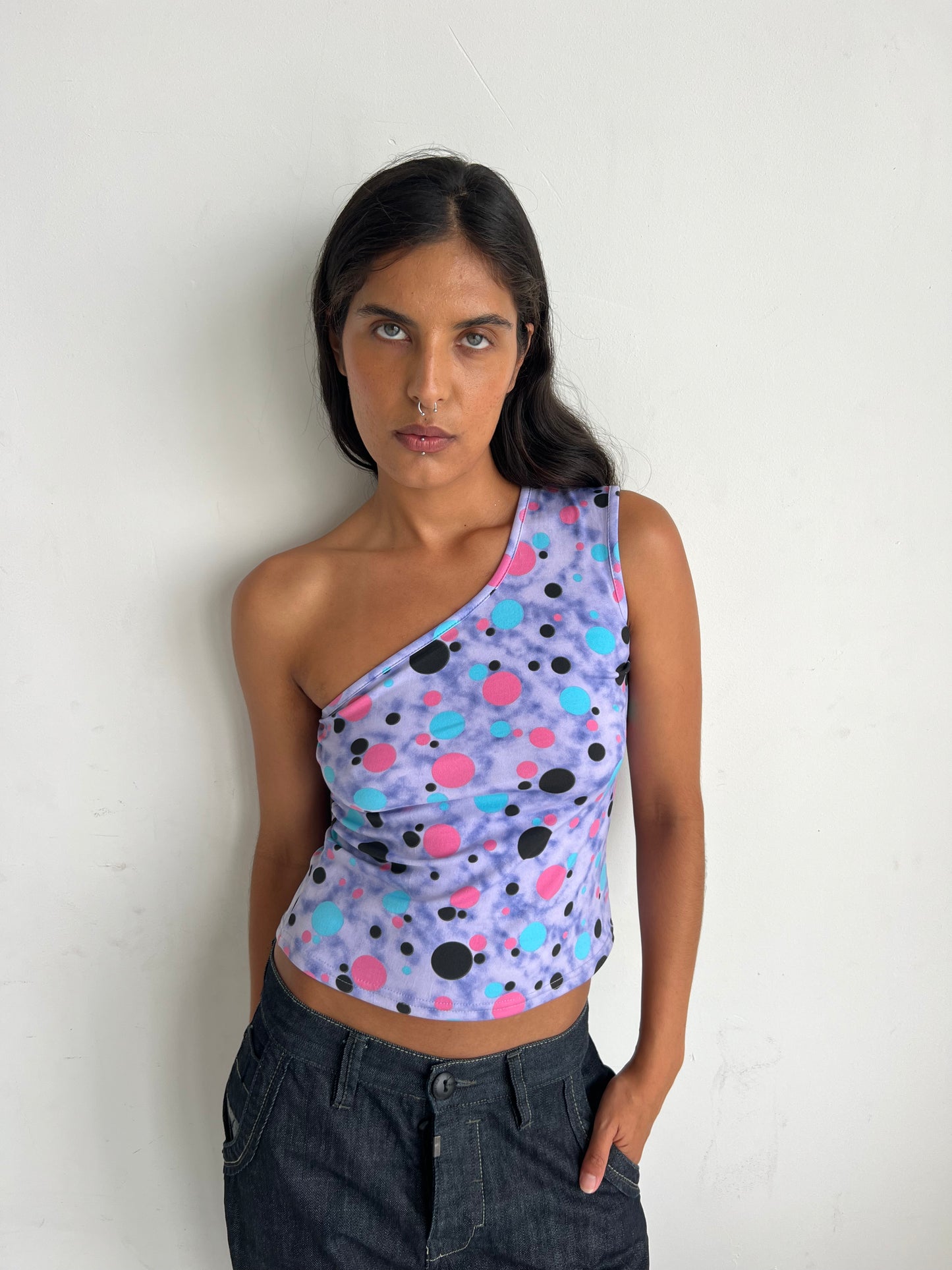 one shoulder top