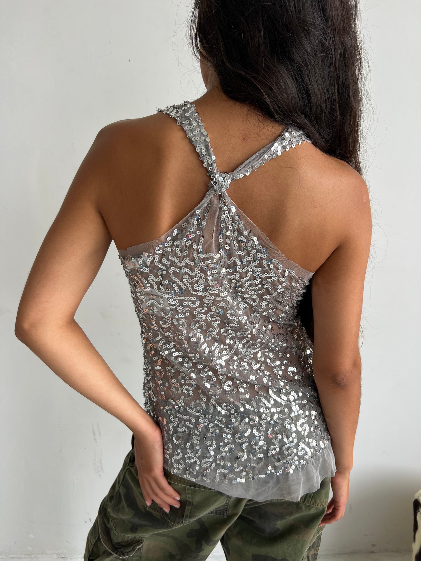 sequin tank