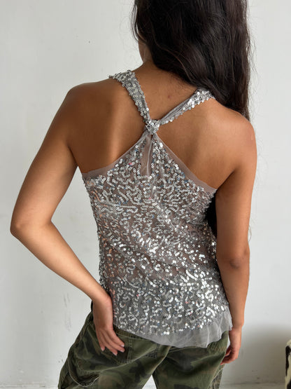 sequin tank